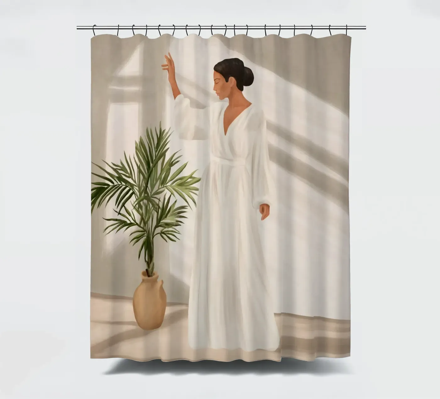 Opened Window douchegordijn van cityart