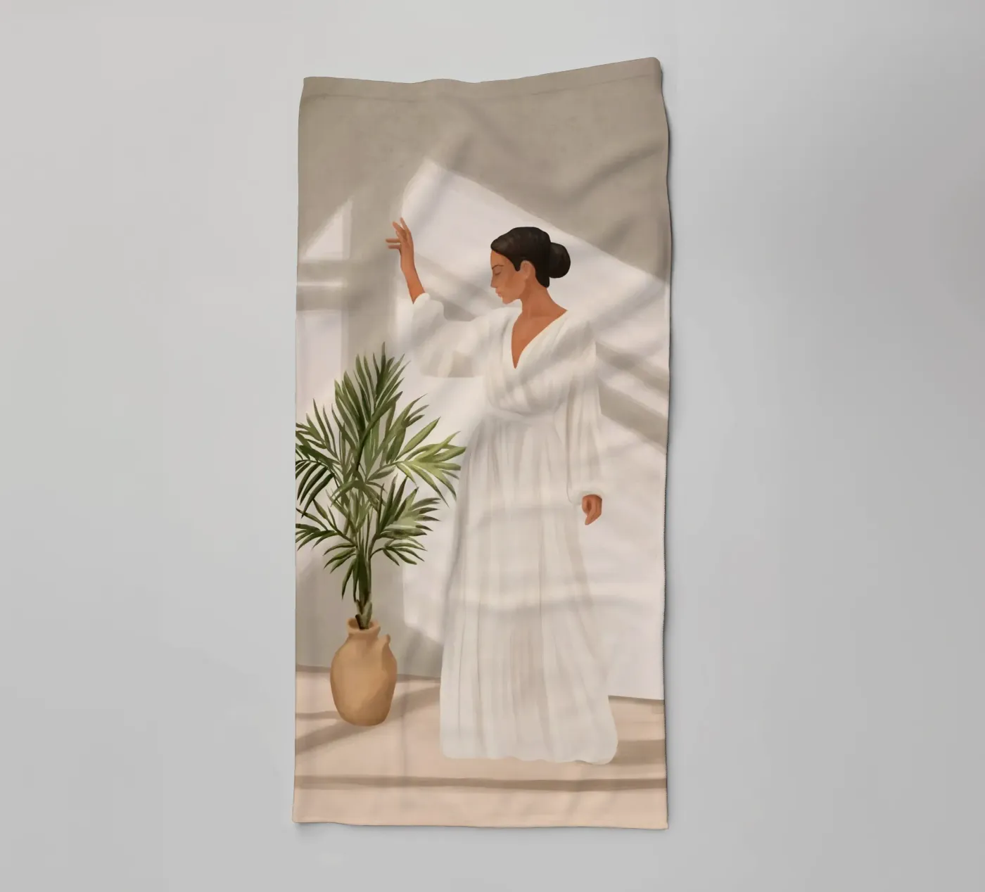 Opened Window serviette de bain de cityart