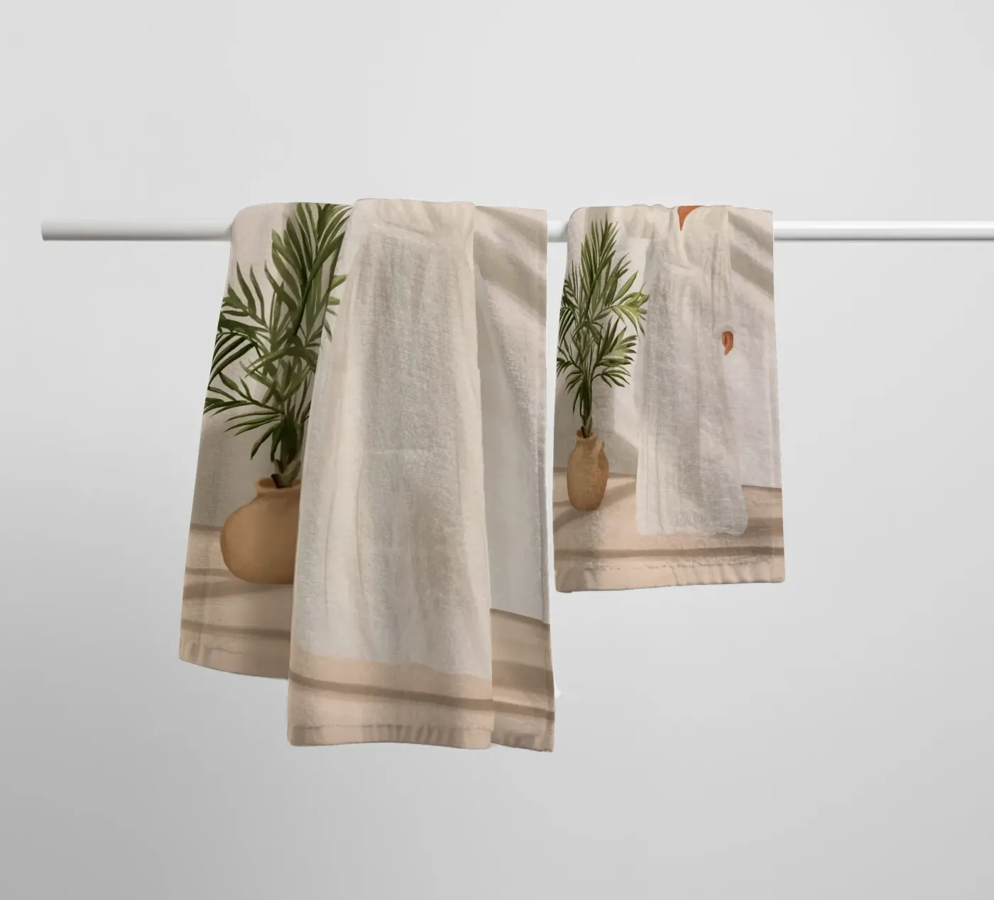 Opened Window serviette de bain de cityart