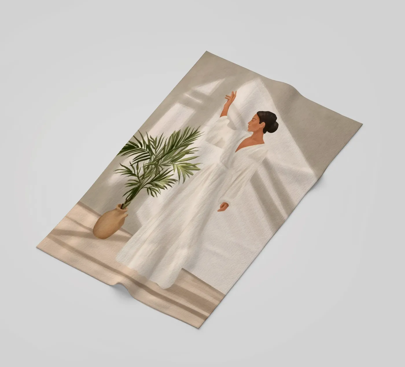 Opened Window strandhanddoek van cityart