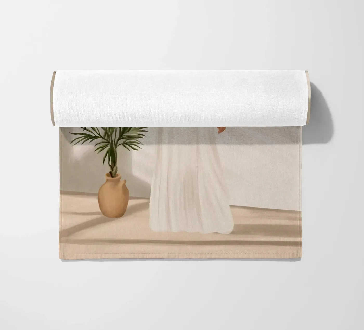 Opened Window strandhanddoek van cityart