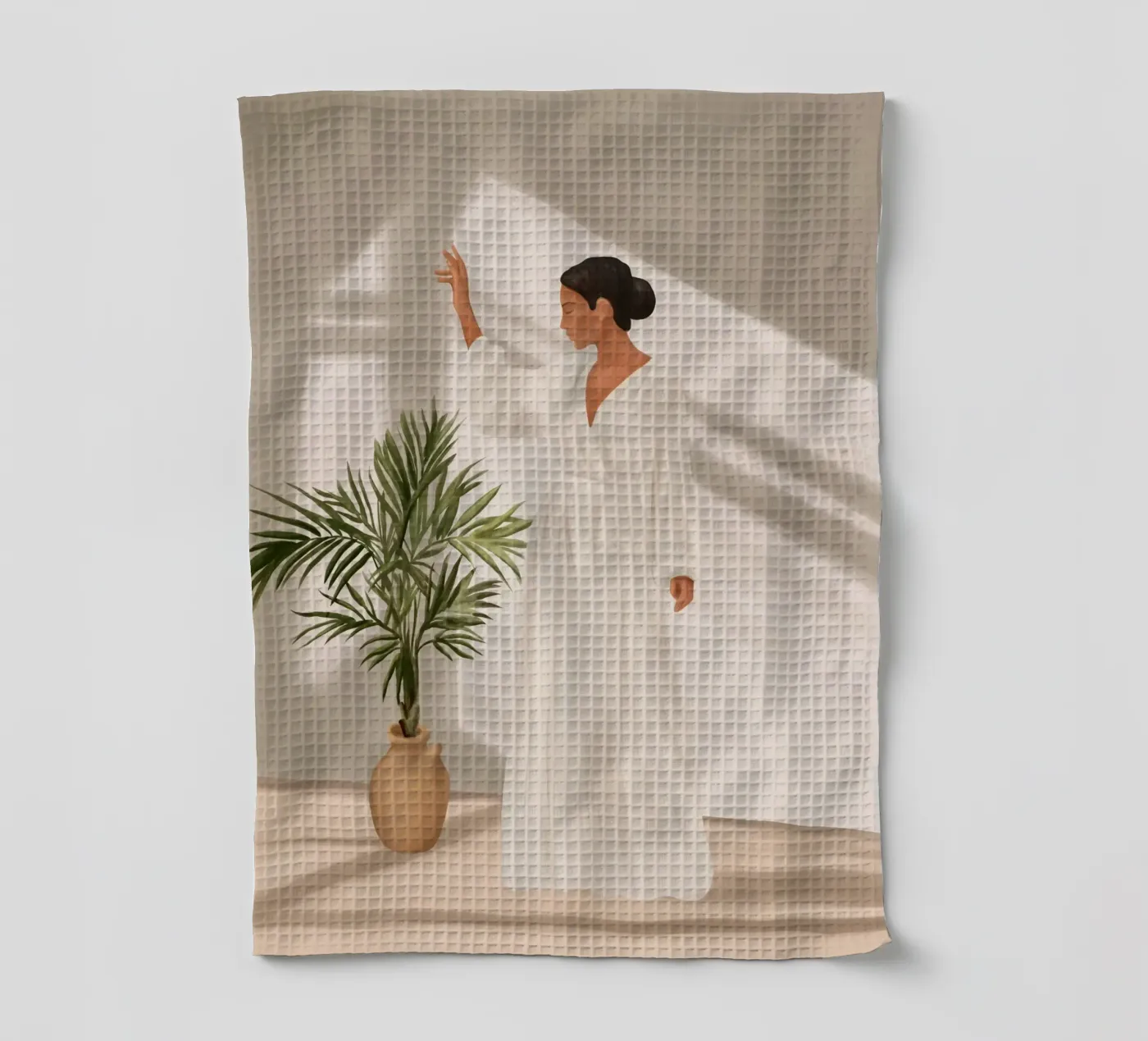 Opened Window theedoek van cityart