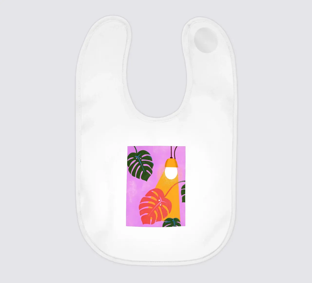 Monstera Retro Pop Flower bavaglino da THE LATEST SHOP