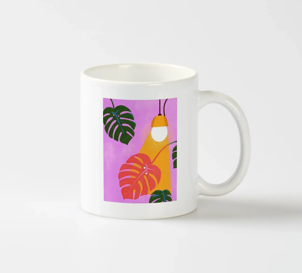 Monstera Retro Pop Flower tazza in ceramica da THE LATEST SHOP