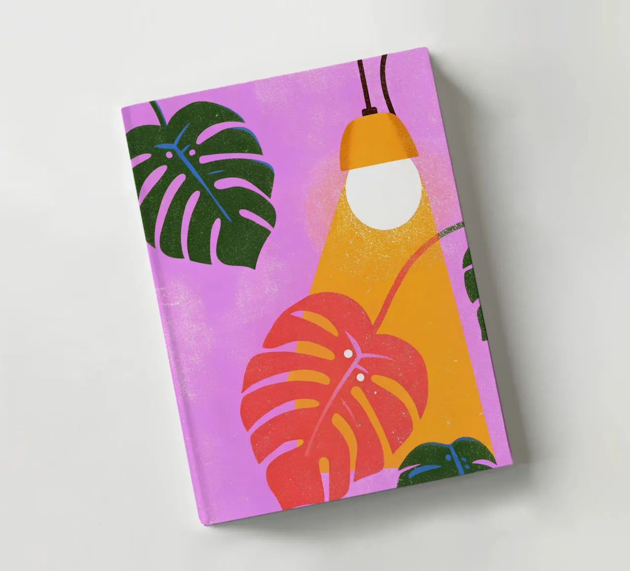 Monstera Retro Pop Flower notebook by THE LATEST SHOP