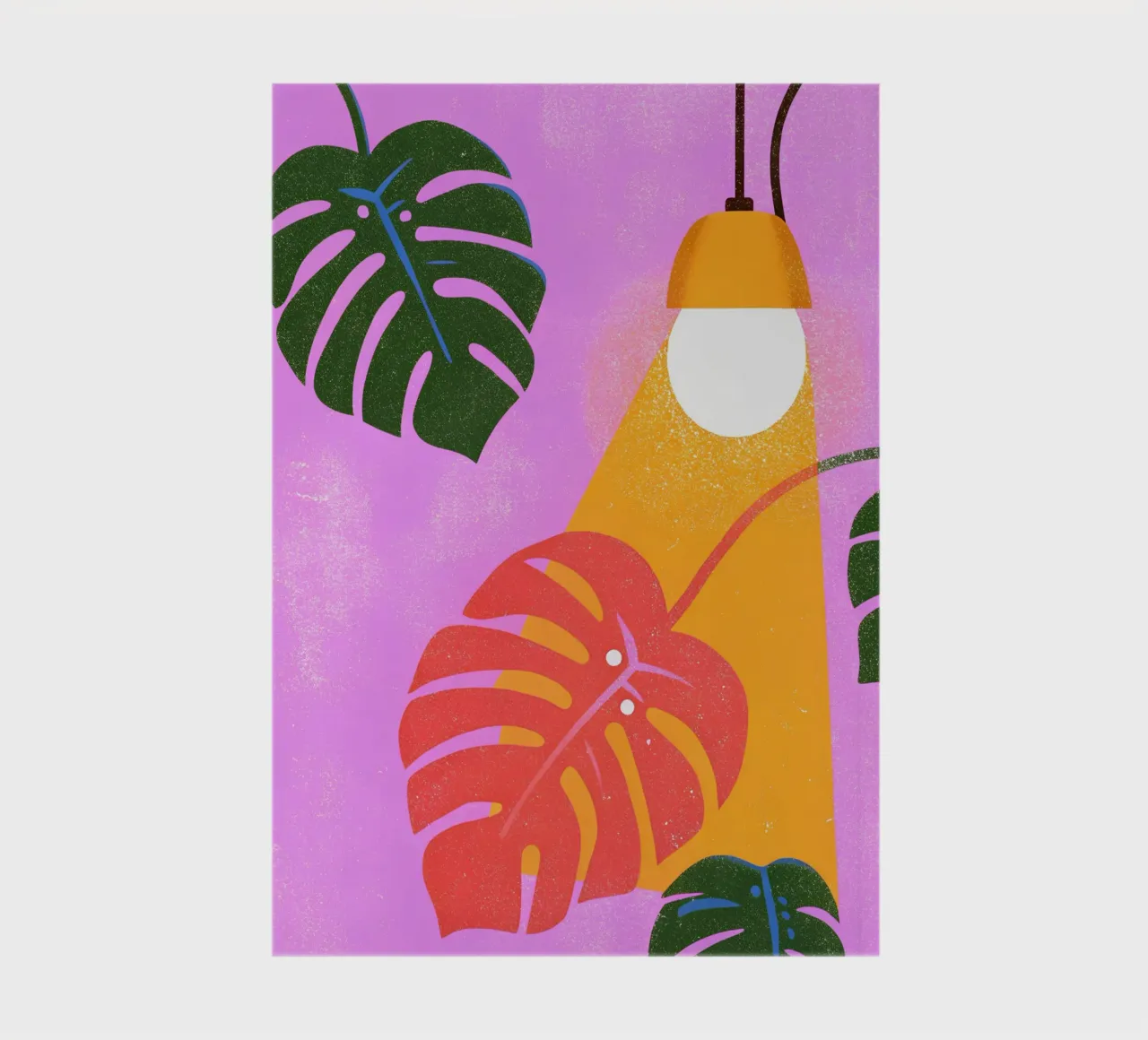 Monstera Retro Pop Flower notebook by THE LATEST SHOP
