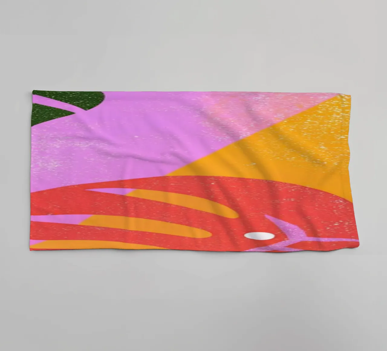 Monstera Retro Pop Flower asciugamano da bagno da THE LATEST SHOP