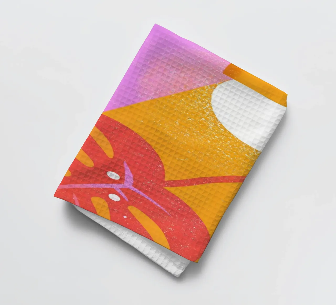 Monstera Retro Pop Flower canovaccio da cucina da THE LATEST SHOP