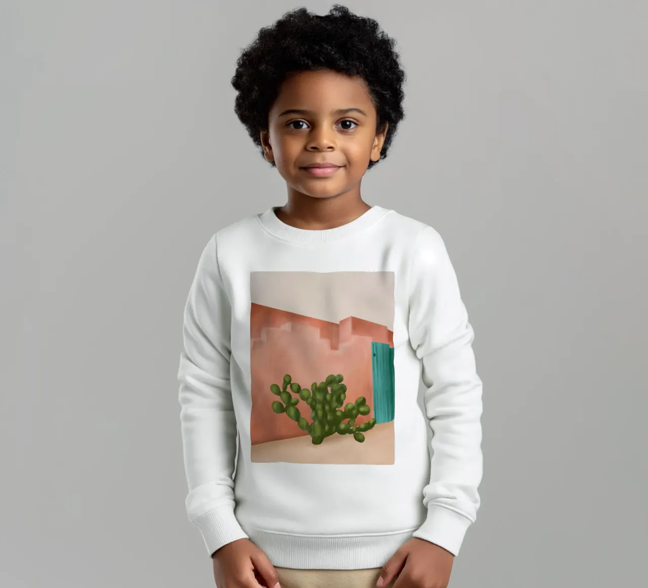 Strong Desert Cactus felpa bambino da cityart