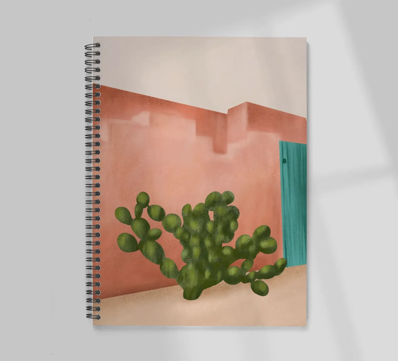 Strong Desert Cactus spiral notebook by cityart