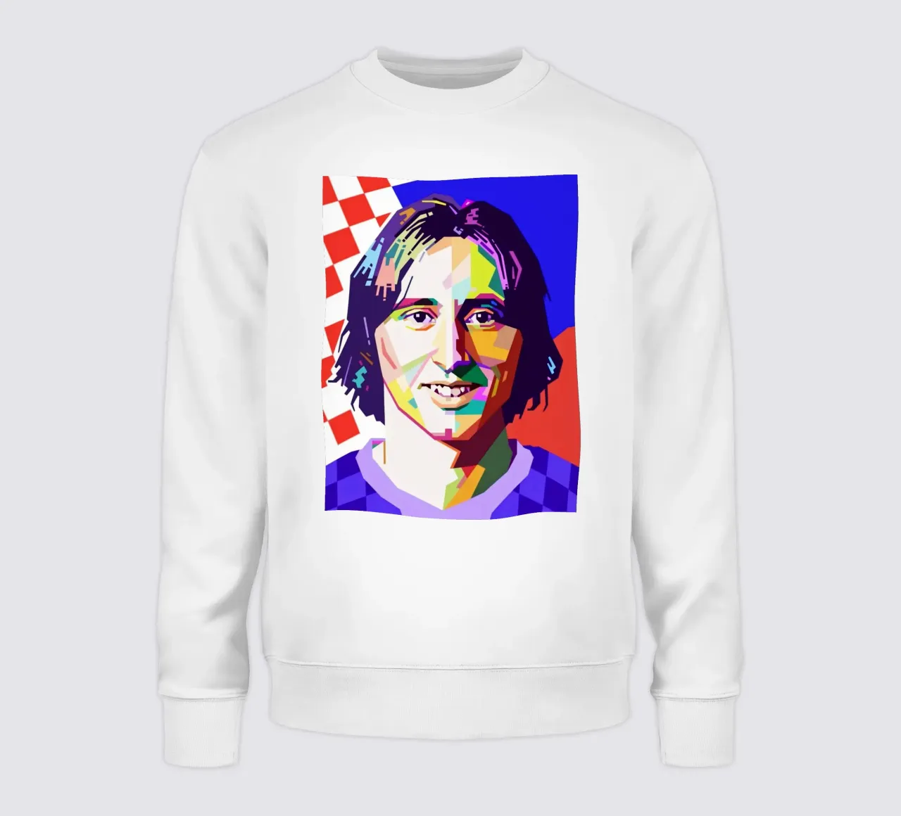 Luka Modric giocatore di calcio felpa da Hantamrata