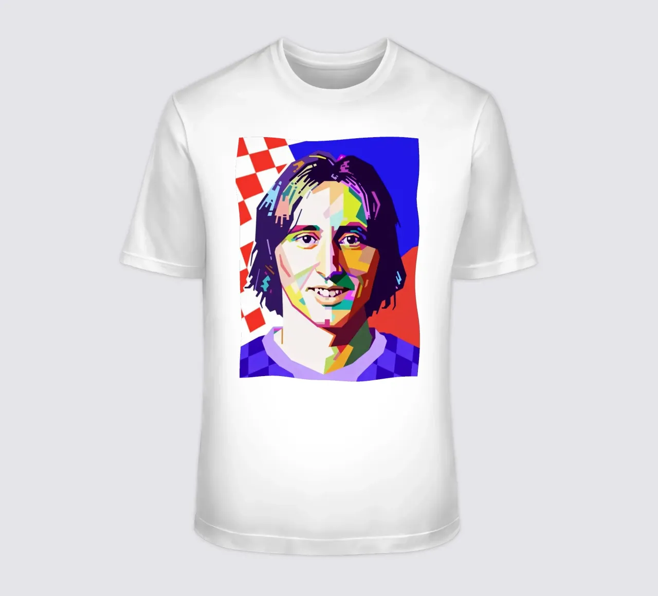 Luka Modric giocatore di calcio t-shirt da Hantamrata