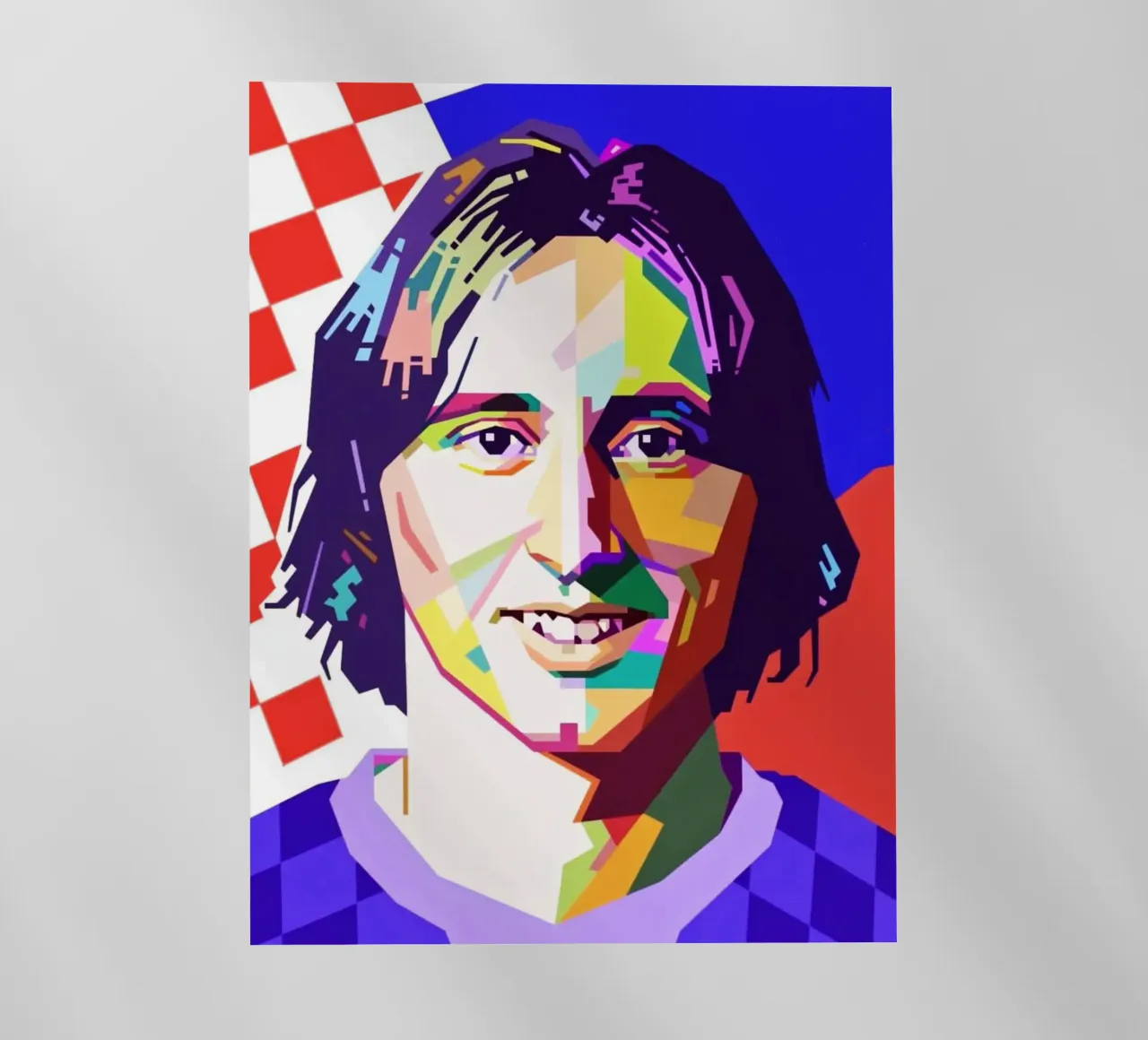 Luka Modric giocatore di calcio pellicola backlit da Hantamrata