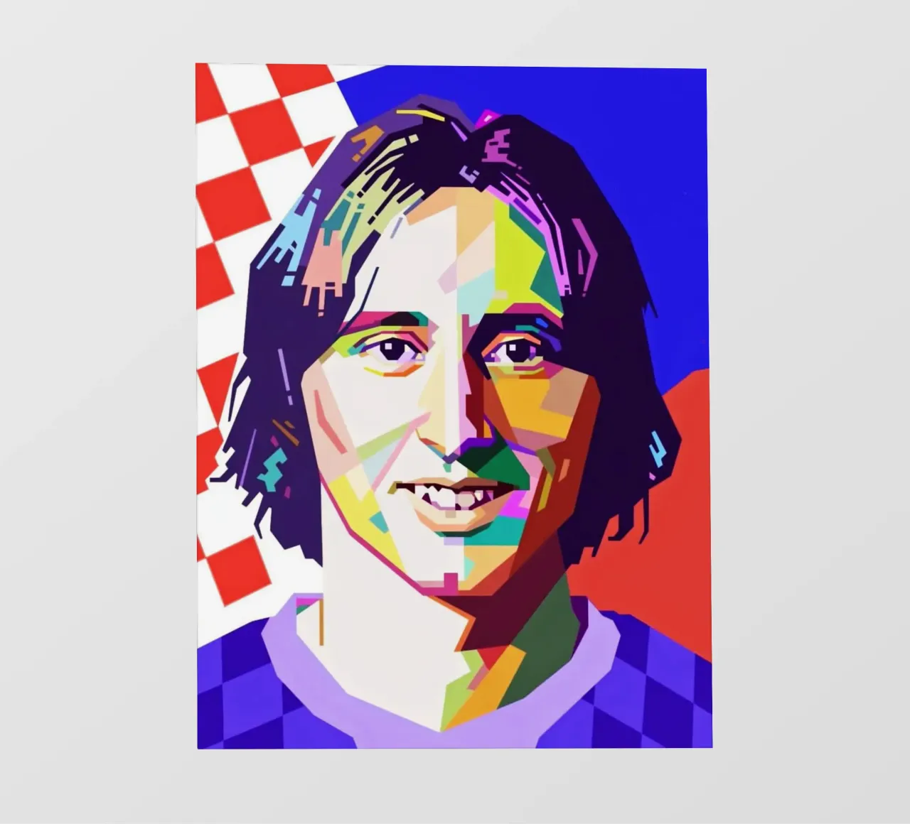 Luka Modric giocatore di calcio telo in pvc da Hantamrata