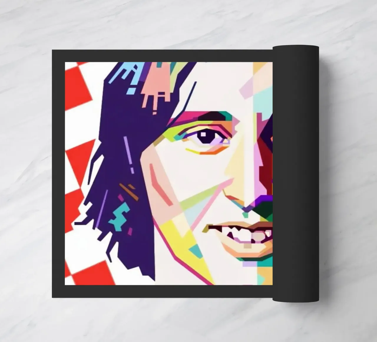 Luka Modric giocatore di calcio zerbino da Hantamrata