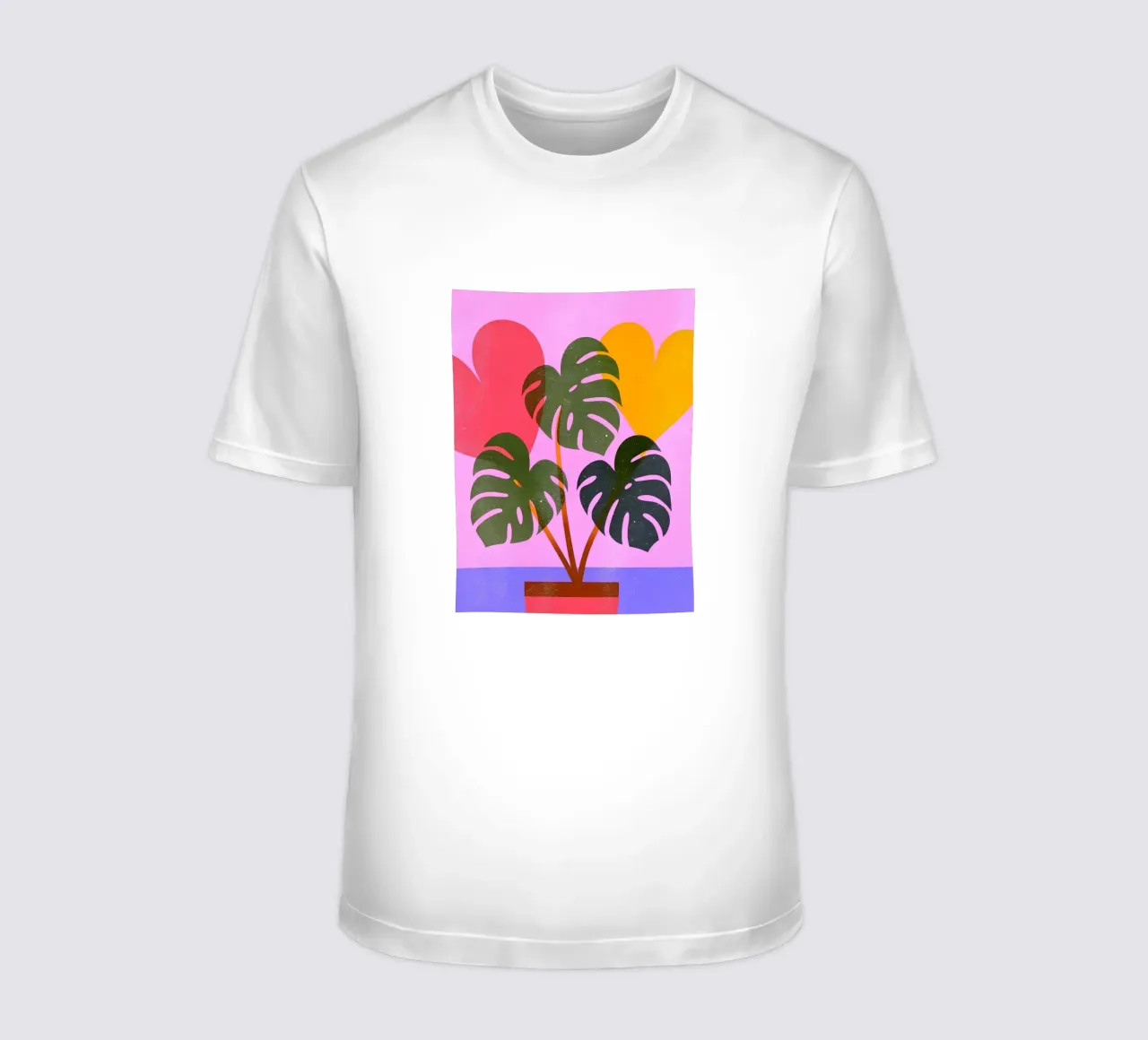 Monstera Retro Pop Flower t-shirt da THE LATEST SHOP