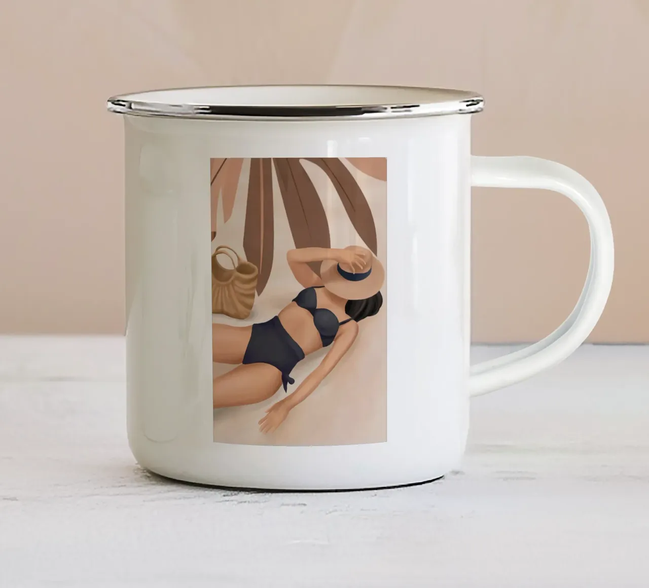 That Summer Feeling IV tazza in smalto da cityart