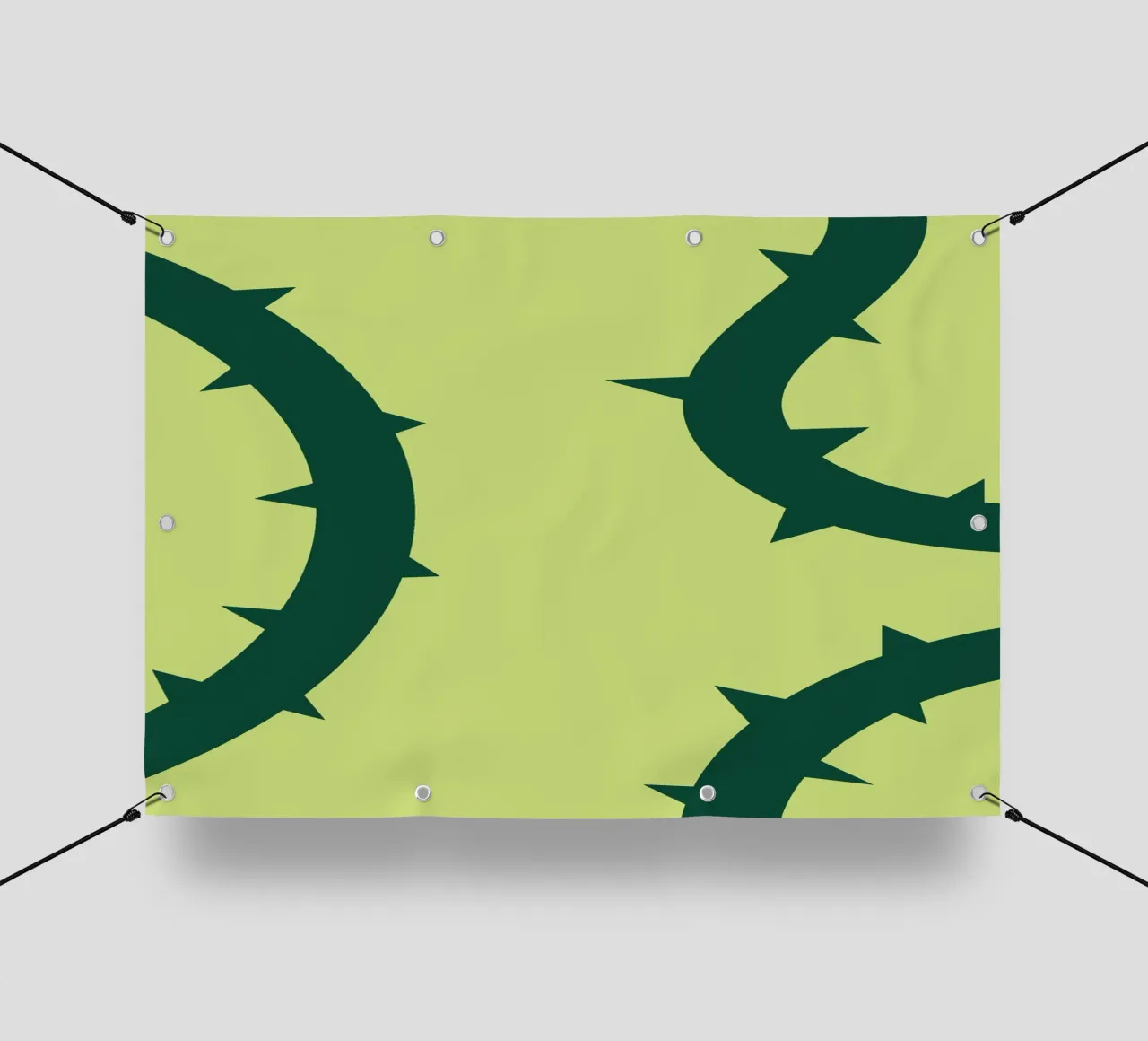Pianta a fusto spinoso telo in pvc da galihstudio