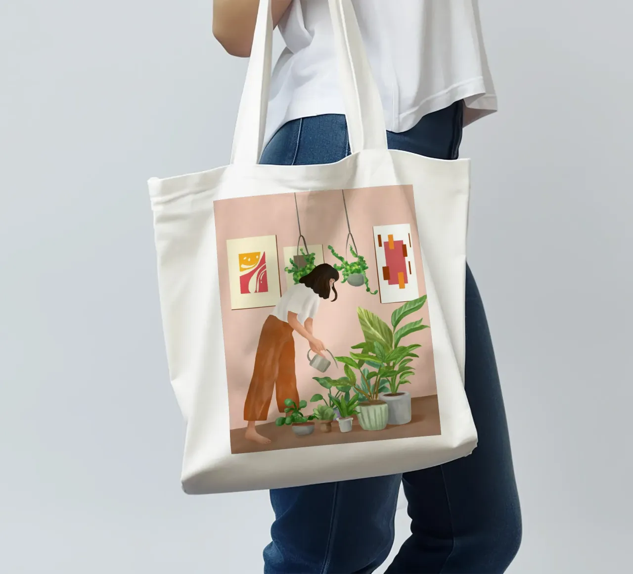 This is a place where I don't feel alone borsa in juta da cityart