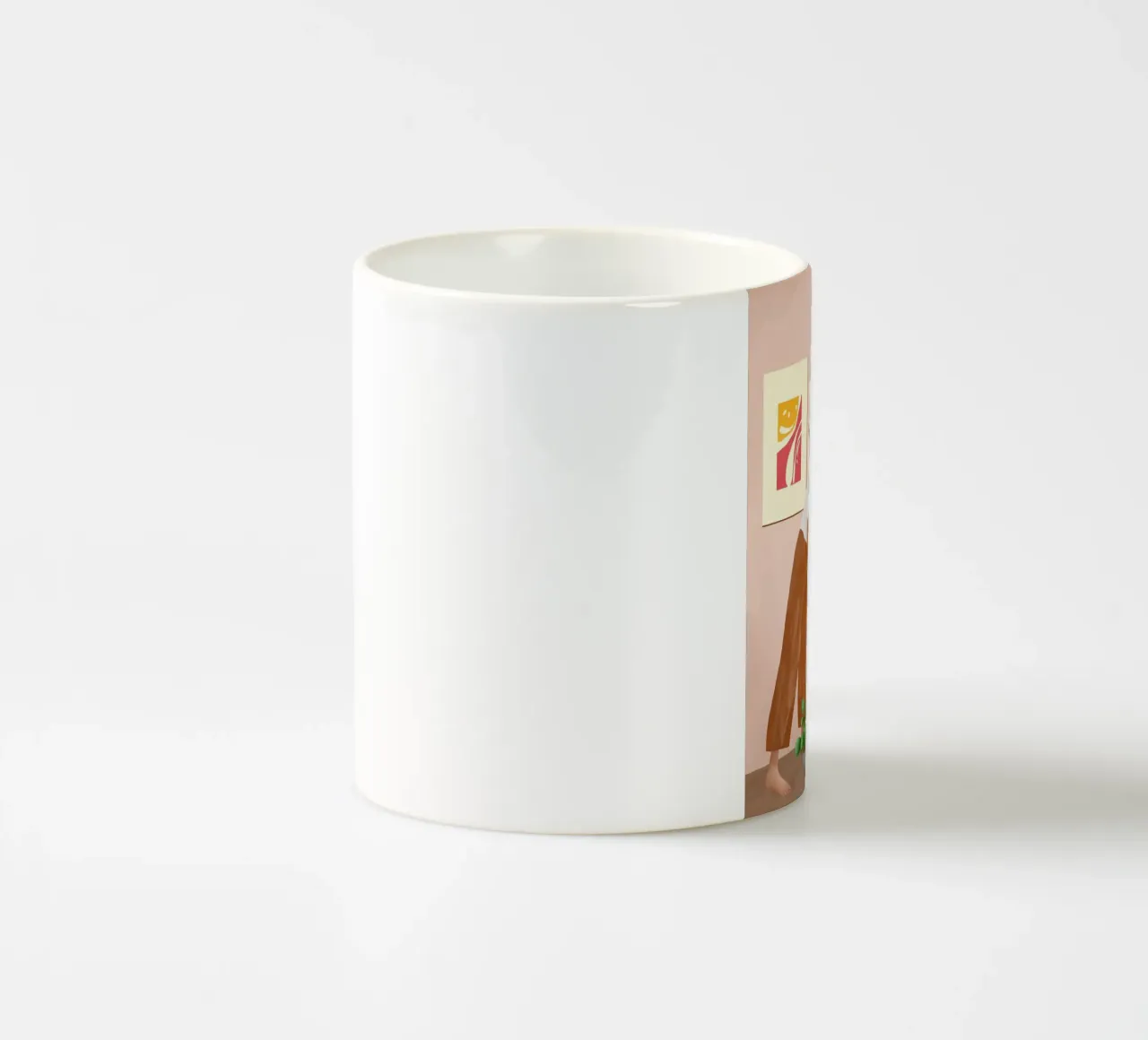 This is a place where I don't feel alone tazza in ceramica da cityart