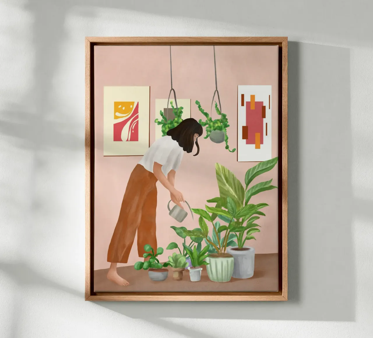 This is a place where I don't feel alone tela con Cornice a cassetta da cityart