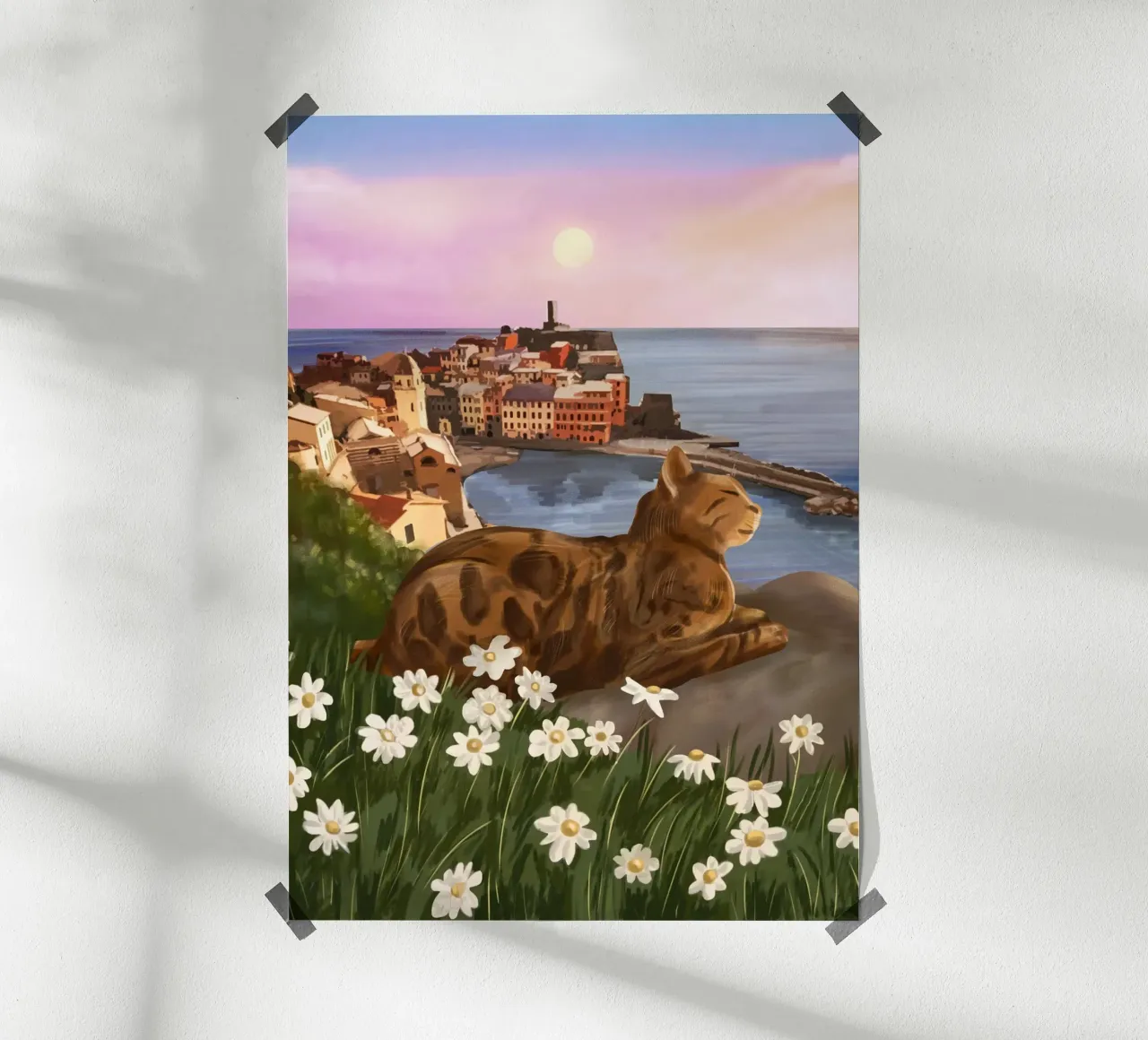 Whiskers in the Wildflowers poster da cityart
