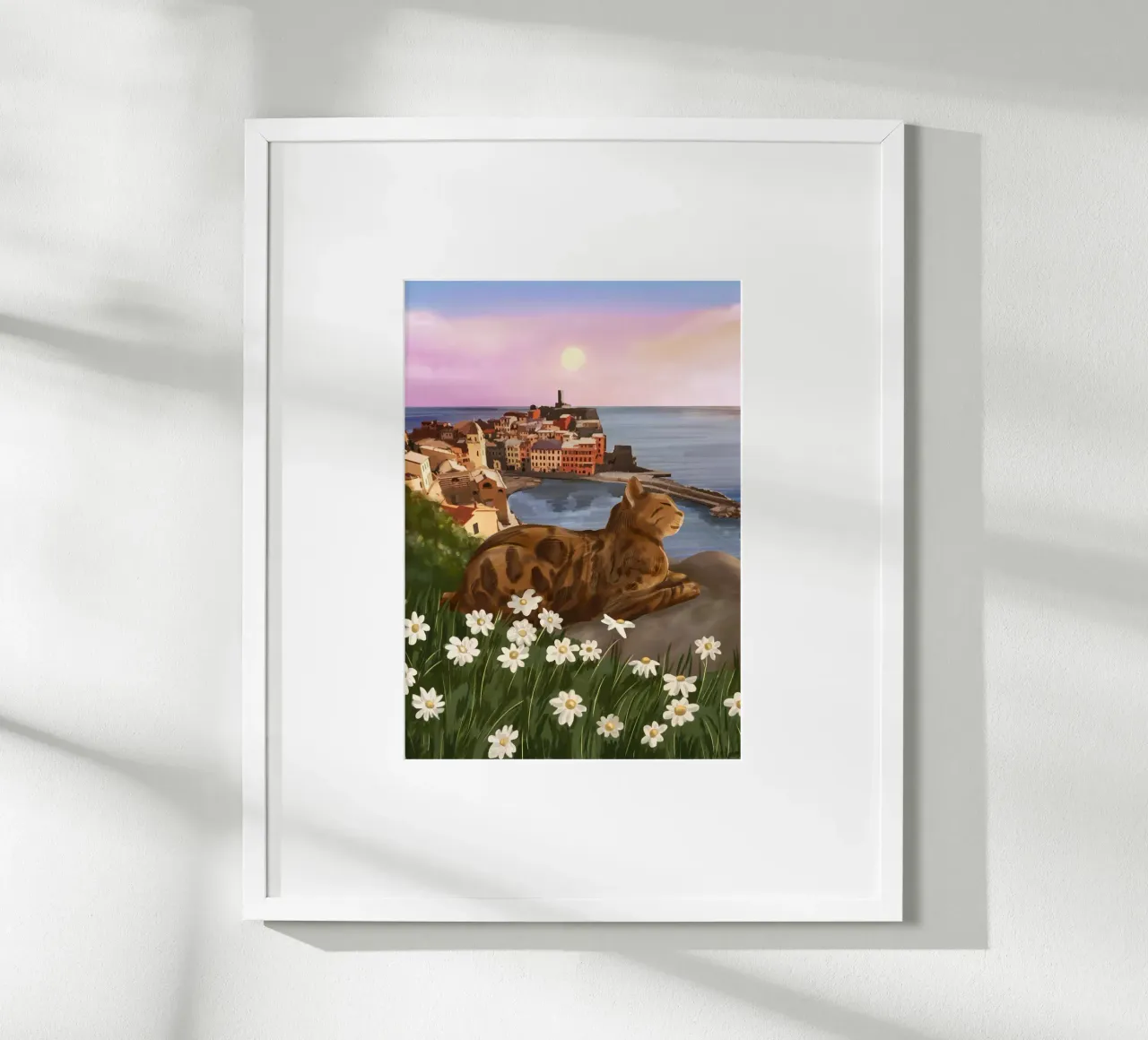 Whiskers in the Wildflowers poster da cityart