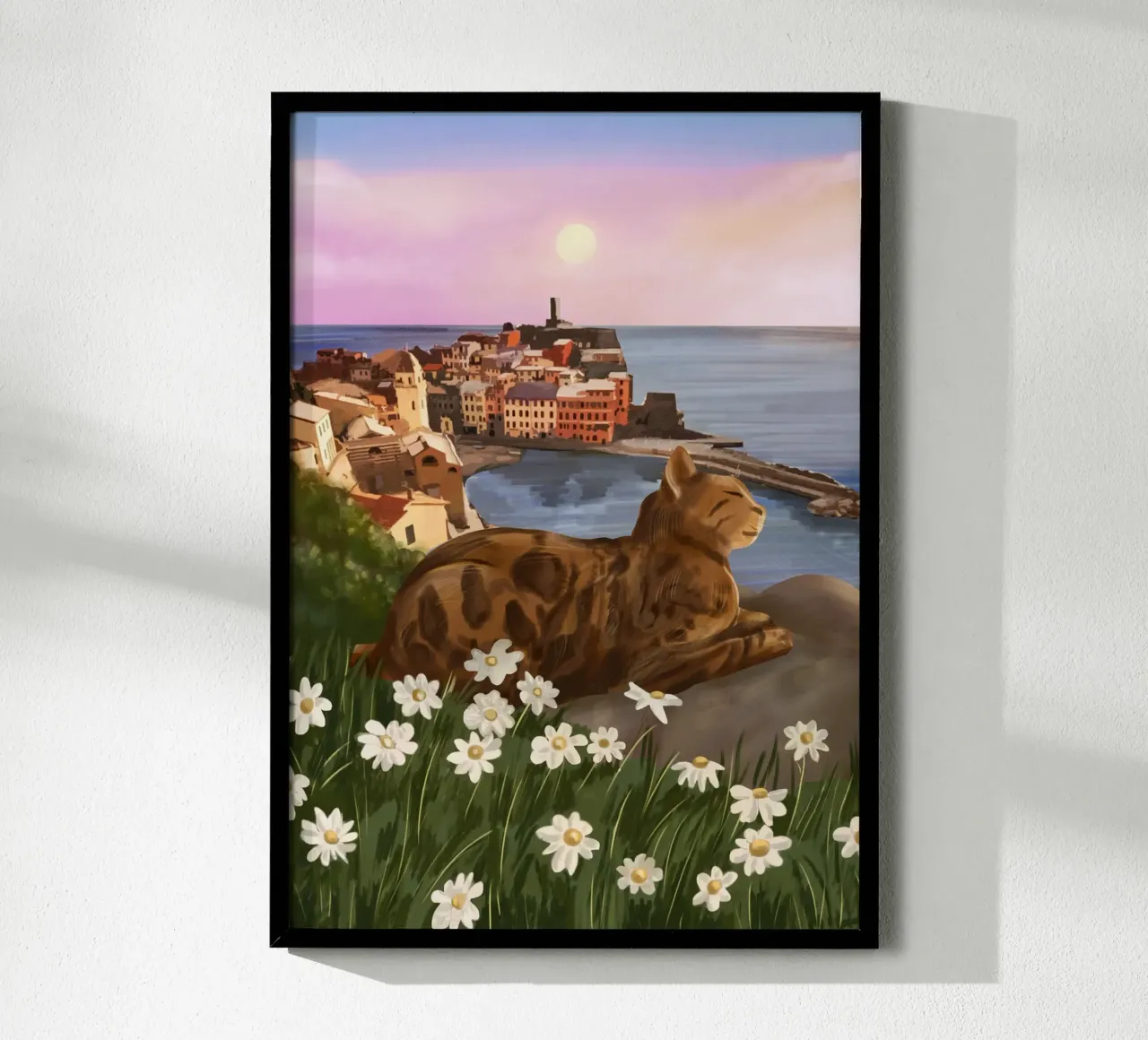 Whiskers in the Wildflowers poster da cityart