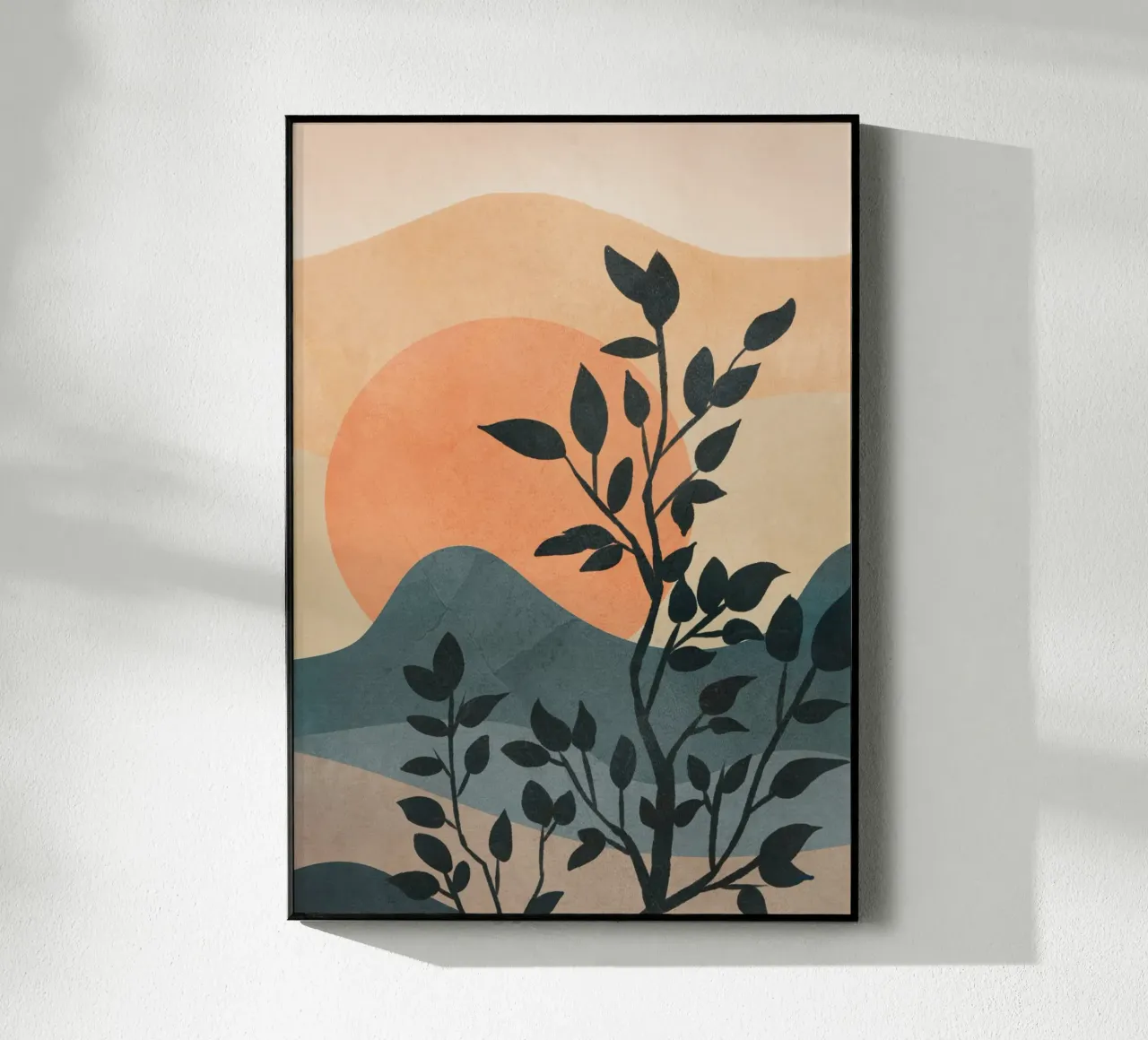 Orange Rising Sun plexiglass da cityart