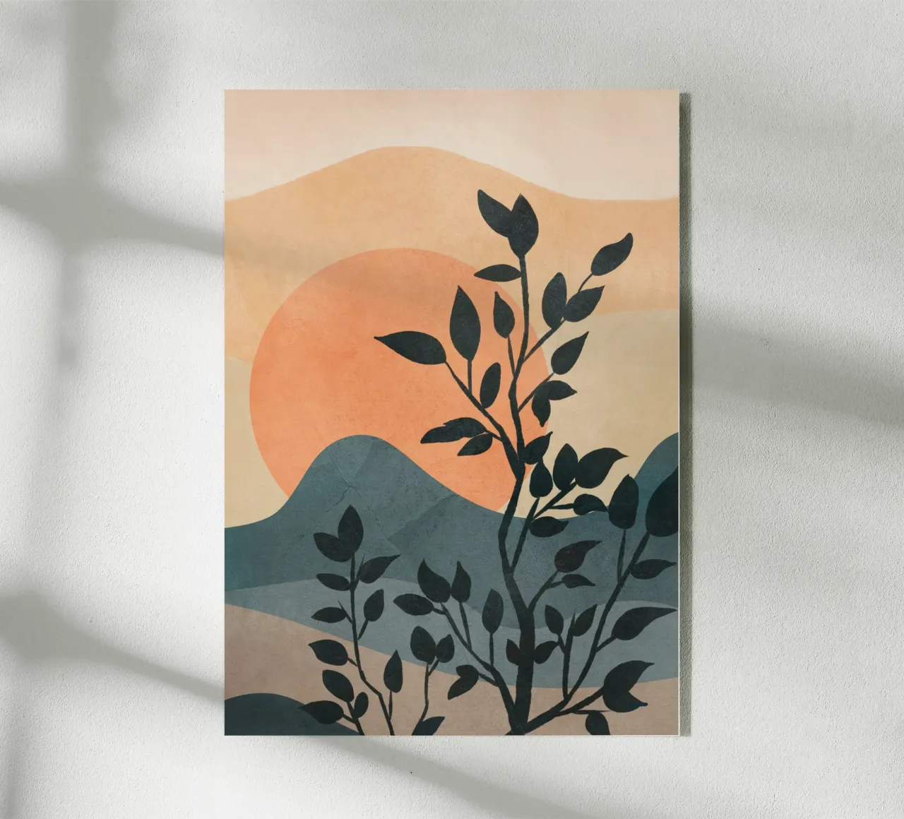 Orange Rising Sun plexiglass da cityart