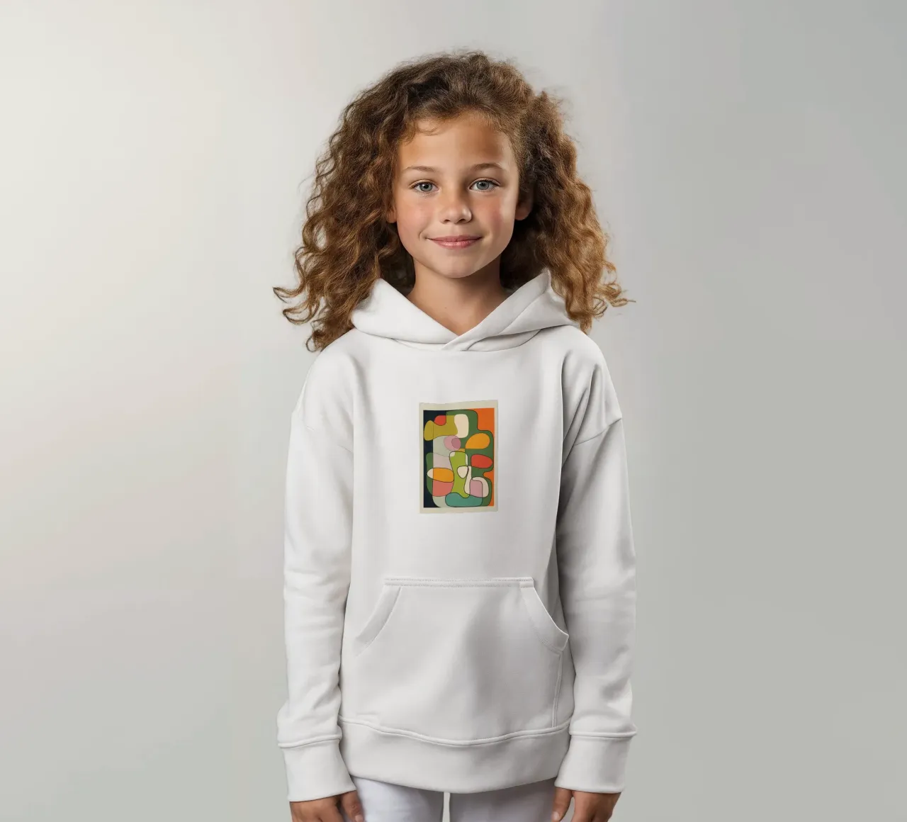 Abstract Line 1 felpa bambino con cappuccio da cityart