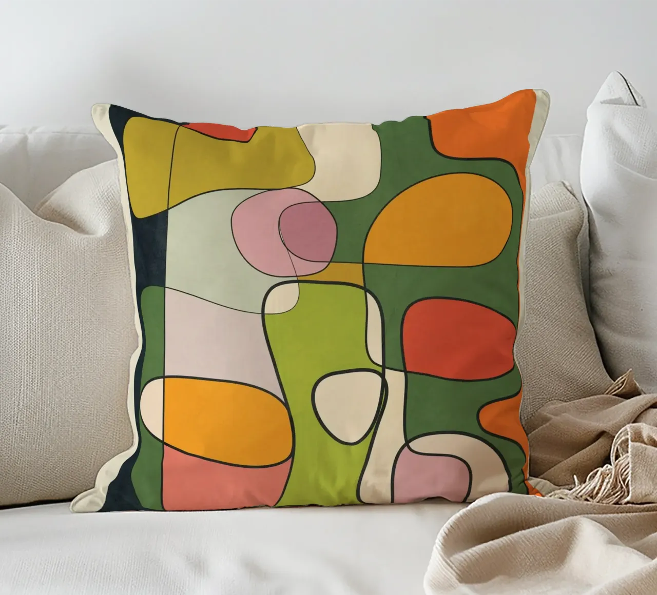 Abstract Line 1 cuscino da cityart