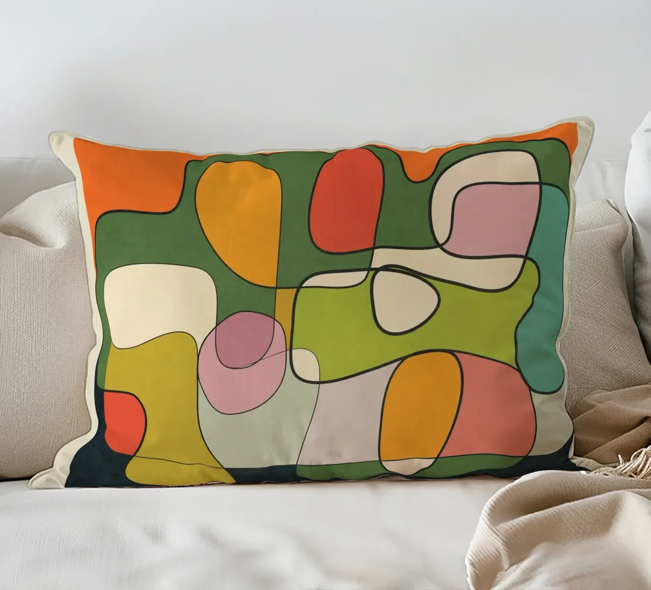 Abstract Line 1 cuscino da cityart