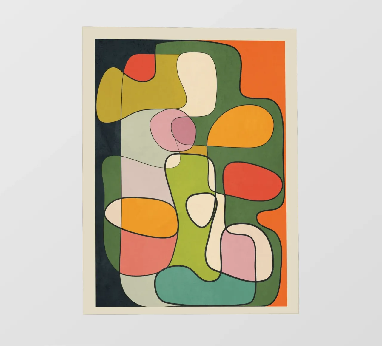 Abstract Line 1 telo in pvc da cityart