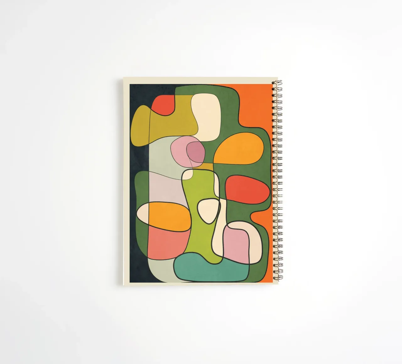 Abstract Line 1 spiral notebook by cityart