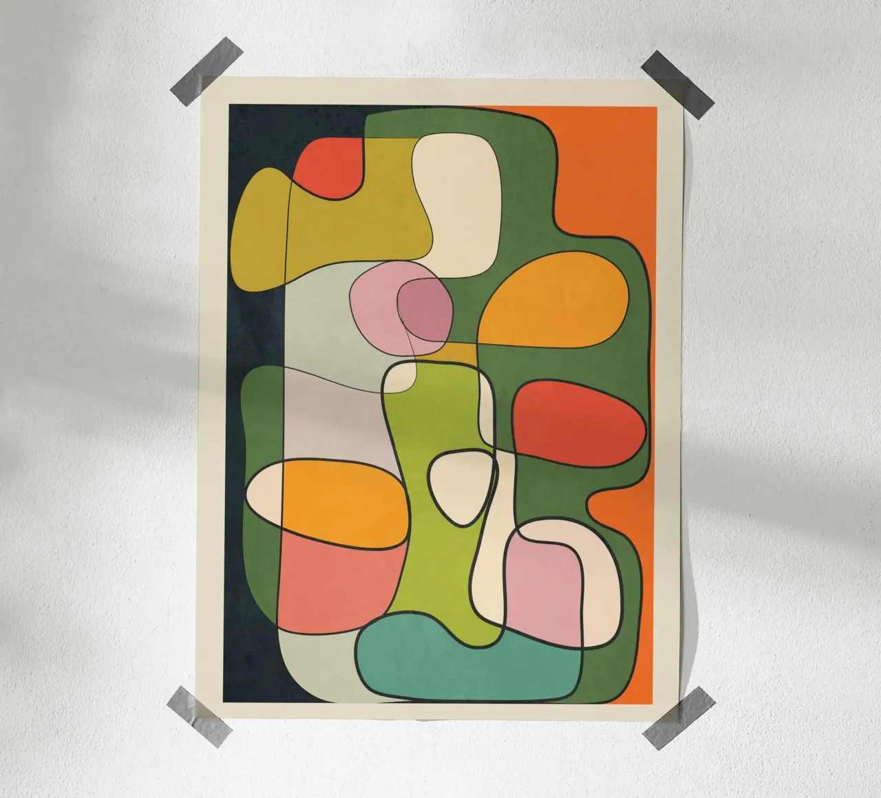 Abstract Line 1 carta hahnemühle da cityart