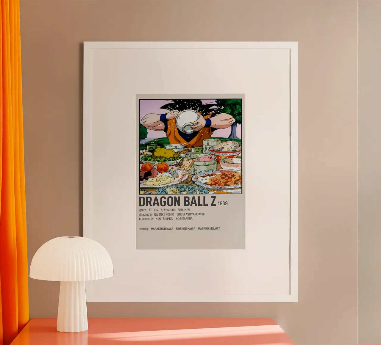 DRAGON BALL Z  1989 poster da Totoya