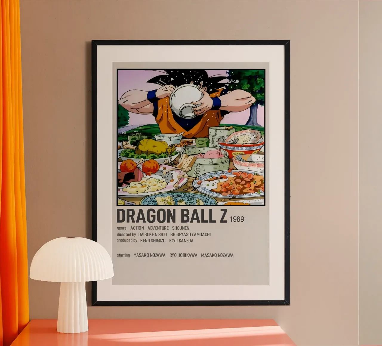 DRAGON BALL Z  1989 poster da Totoya