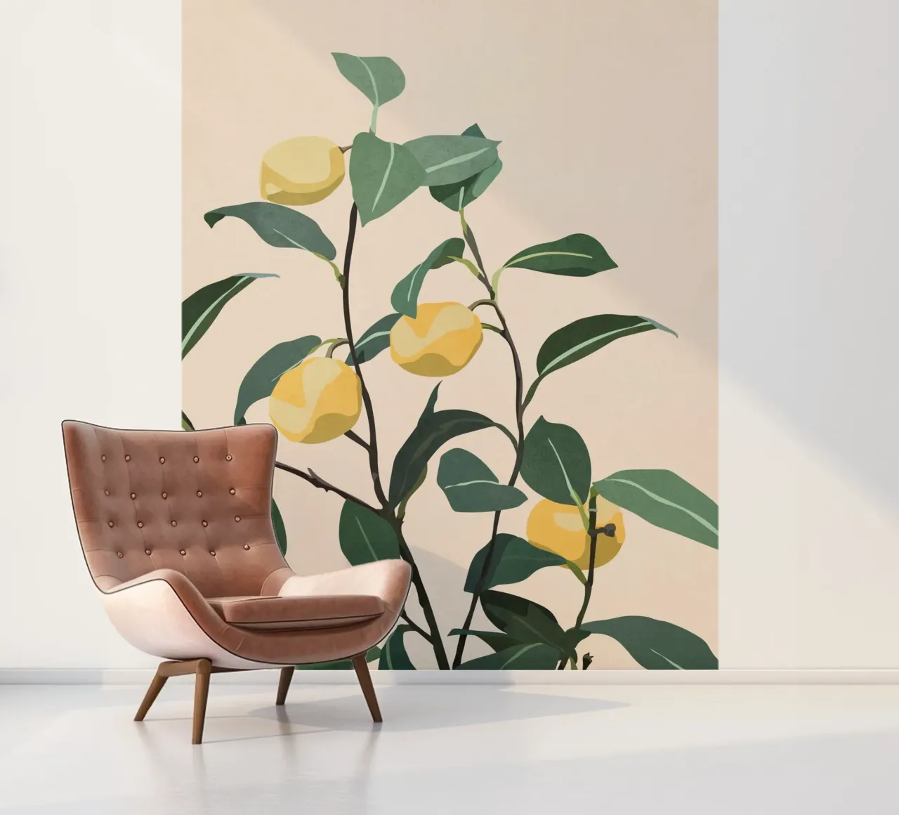 Lemon fotobehang van cityart