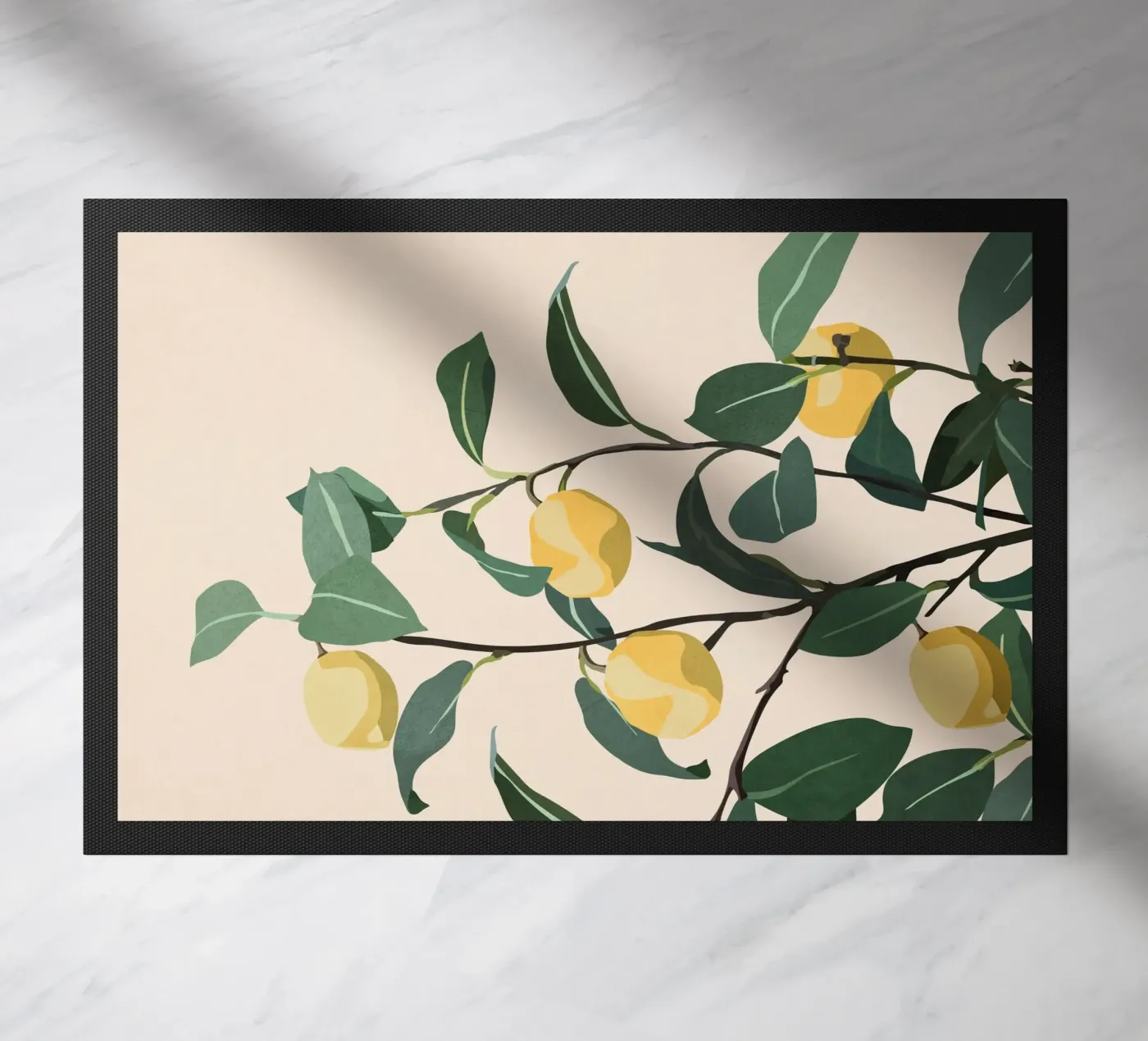 Lemon Fußmatte von cityart