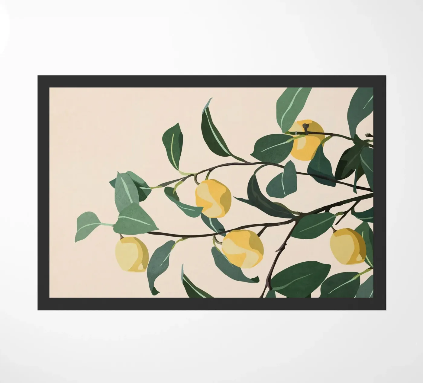 Lemon Fußmatte von cityart