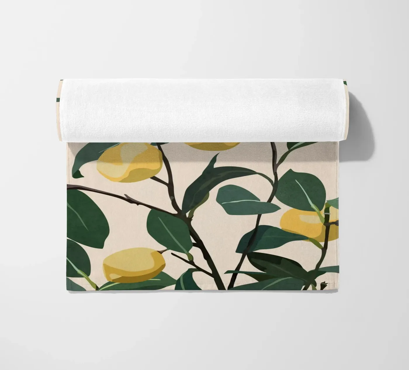 Lemon beach towel by cityart
