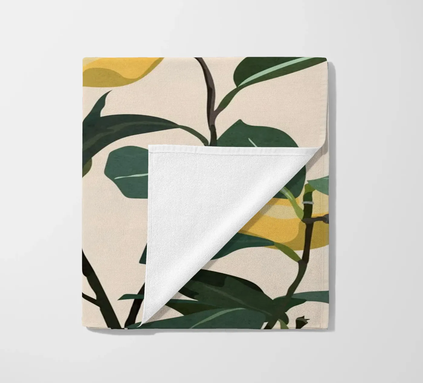 Lemon beach towel by cityart