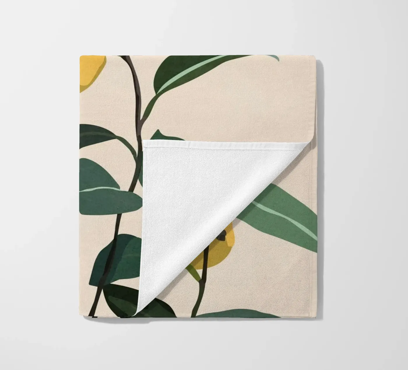 Lemon beach towel by cityart