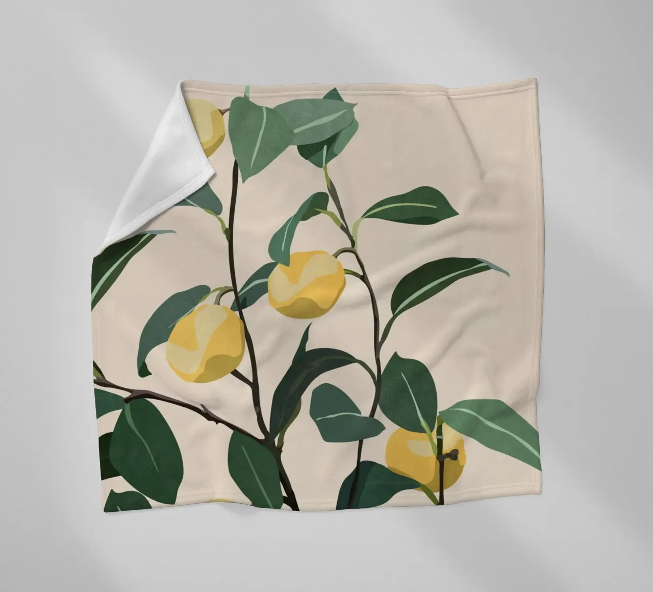 Lemon coperta in pile da cityart