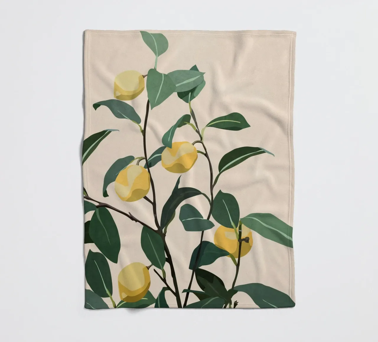 Lemon Fleecedecke von cityart