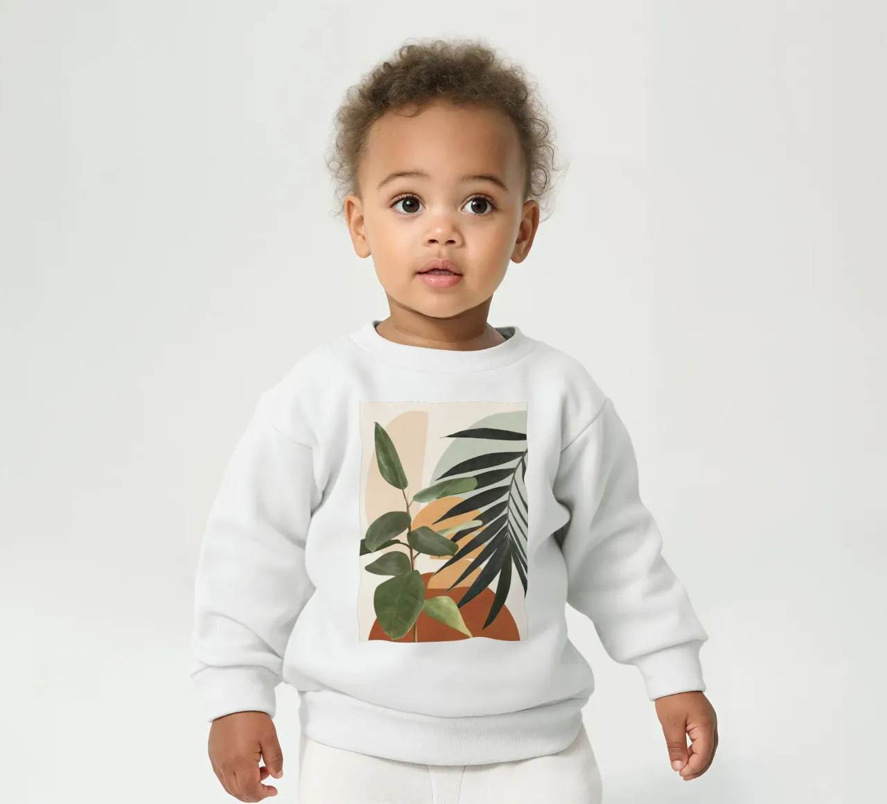 Sunset Flora 03 felpa neonato da cityart