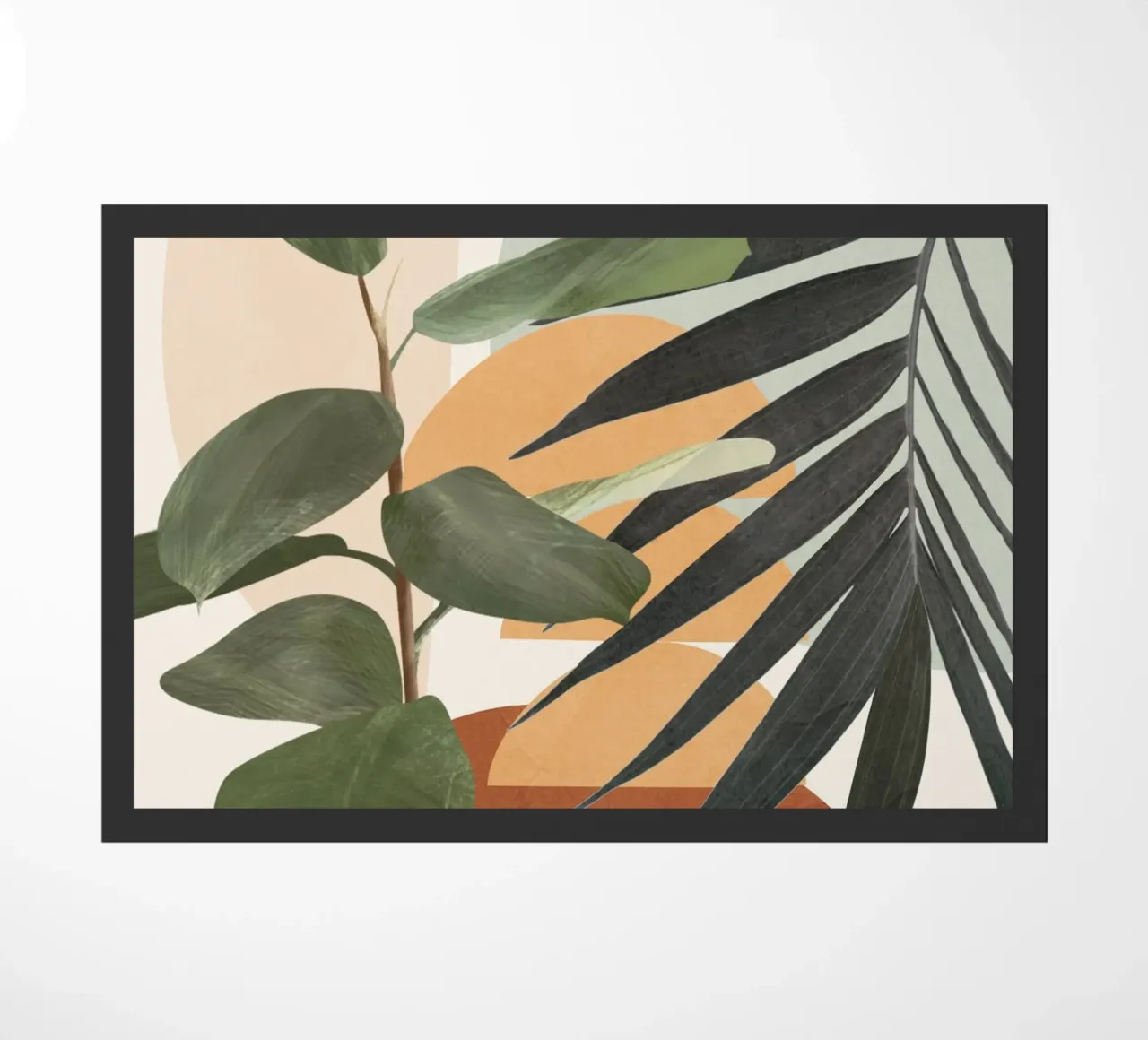 Sunset Flora 03 Fußmatte von cityart