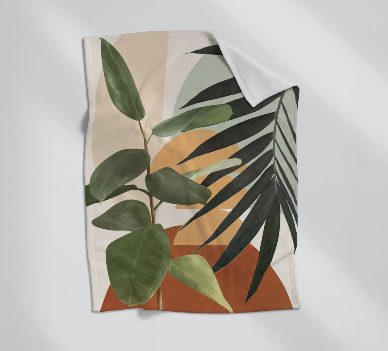 Sunset Flora 03 Fleecedecke von cityart