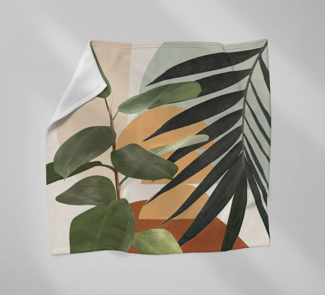 Sunset Flora 03 Fleecedecke von cityart